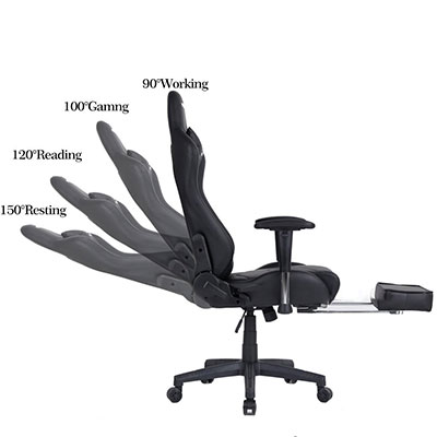 Ficmax-Large-Size-Gaming-Chair with-Footrest-reclining