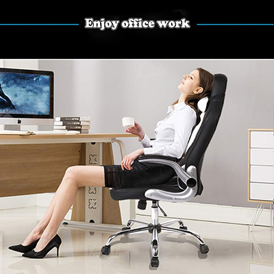 BestMassage-Office-Desk-Gaming-Chair-at-the-office
