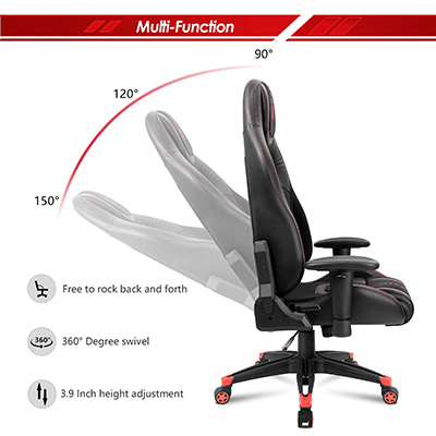 Furmax-MY01925-Racing-Style-Gaming-Chair-adjustable