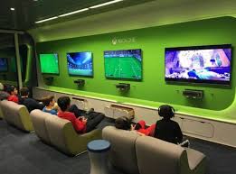 Console Gaming room with friends