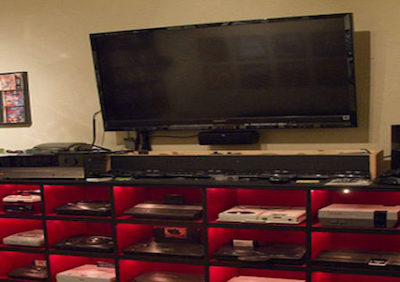 console gaming room