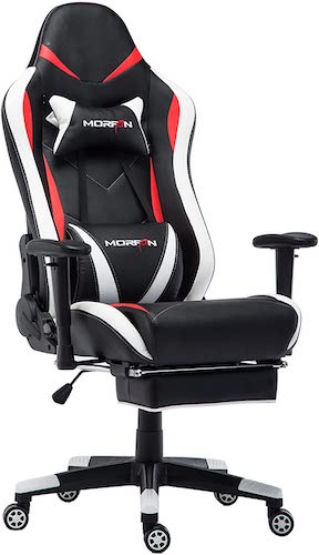 9-Morfan Gaming Chair with Footrest